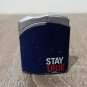 ADM Classic Stay True Navy Blue Lighter France, Butane Gas, Collectible, Smoking