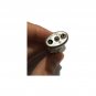2000 Heart Silver Butane Gas Lighter Working Collectible Cigarette Flame Smoking