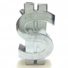 Vintage Dollar-Shaped Electric Lighter, Silver, Tobacco & Smoking Collection