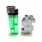 Vintage Dollar-Shaped Electric Lighter, Silver, Tobacco & Smoking Collection