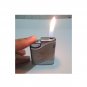 Electric Silver Pocket Gas Lighter Working Collector's Item Very Good Condition