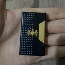 New Jet Flam Windproof Lighter Black & Gold Collectible Tabacco Smoking Working