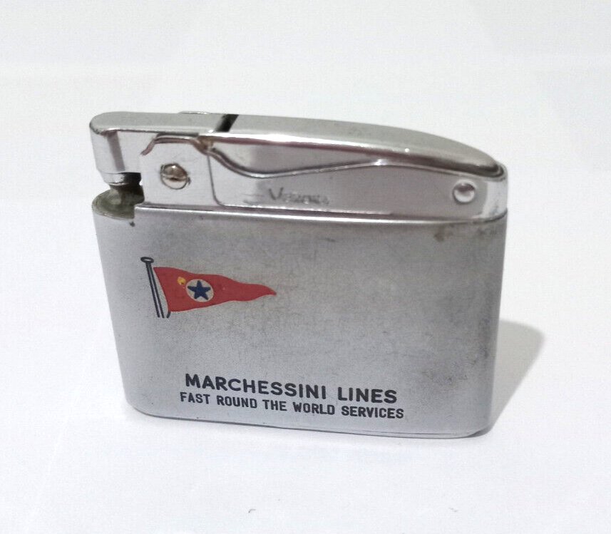 Vintage Verona Marchessini Lines Automatic Petrol Lighter No.4359 Japan Untested