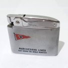 Vintage Verona Marchessini Lines Automatic Petrol Lighter No.4359 Japan Untested