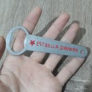 Vintage Estrella Damm Bottle Opener - Barcelona, Since 1876, Steel Silver Color
