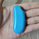 Vintage Blue Cover Case For BIC Lighter Plastic Smoking Collectible From France