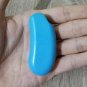 Vintage Blue Cover Case For BIC Lighter Plastic Smoking Collectible From France