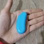 Vintage Blue Cover Case For BIC Lighter Plastic Smoking Collectible From France