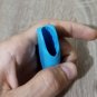 Vintage Blue Cover Case For BIC Lighter Plastic Smoking Collectible From France