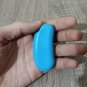 Vintage Blue Cover Case For BIC Lighter Plastic Smoking Collectible From France