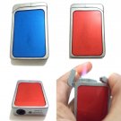 Vintage Old Synoco Normne Oval Gas Torch Lighter – Red & Blue, Working Condition