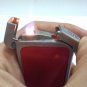 Vintage Old Synoco Normne Oval Gas Torch Lighter &acirc;�� Red & Blue, Working Condition