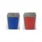Vintage Old Synoco Normne Oval Gas Torch Lighter &acirc;�� Red & Blue, Working Condition