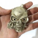 Skull Skeleton Shaped Cigar/Cigarette Lighter Refillable Butane Gas Normal Flame