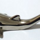 Vintage Silver Bottle & Can Opener - Decorated Big Dolphin Figure, 144.7g