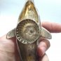 Vintage Silver Bottle & Can Opener - Decorated Big Dolphin Figure, 144.7g