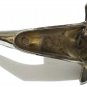 Vintage Silver Bottle & Can Opener - Decorated Big Dolphin Figure, 144.7g