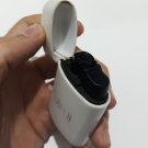 ATOMIC White Rubber Gas Torch Lighter – Turbo Jet Flame, Refillable, Windproof