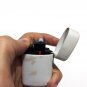 ATOMIC White Rubber Gas Torch Lighter – Turbo Jet Flame, Refillable, Windproof