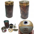 Vintage Old Big Electronic Lighter, Retro Kitsch, Handmade Copper, Decorative