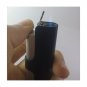 Windproof Jet Flame Lighter Black & Silver Color Collectible Smoking - Working