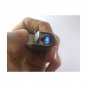 Windproof Jet Flame Lighter Black & Silver Color Collectible Smoking - Working
