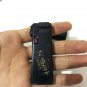 Vintage Old Golden American Lighter, Black Shuanc Long, Original Pocket Leather