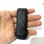 Vintage Old Golden American Lighter, Black Shuanc Long, Original Pocket Leather