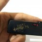Vintage Old Golden American Lighter, Black Shuanc Long, Original Pocket Leather