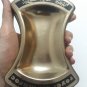 Vintage Royal Air Maroc Ashtray 1980s - Gold Color, Collectible Cigarette Holder