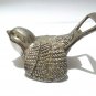 Vintage Silver-Plated Bottle & Can Opener - Decorated Bird Figure, 208g