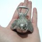 Vintage Silver-Plated Bottle & Can Opener - Decorated Bird Figure, 208g