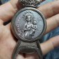 Antique Rare Religious Medal Opener - Ntra. Sra. de Lucc Old Spanish Collectible
