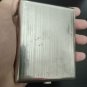 Vintage Cigarette Case Silver Color Made in Austria Beautiful Design 1970s