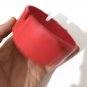 Vintage Red Round Plastic Ashtray ** Made in Germany **
