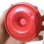 Vintage Red Round Plastic Ashtray ** Made in Germany **