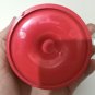Vintage Red Round Plastic Ashtray ** Made in Germany **