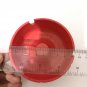 Vintage Red Round Plastic Ashtray ** Made in Germany **