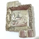 Antique Interesting Germany Ashtray Portable Decorative Collectible Color Silver