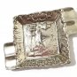 Antique Interesting Germany Ashtray Portable Decorative Collectible Color Silver
