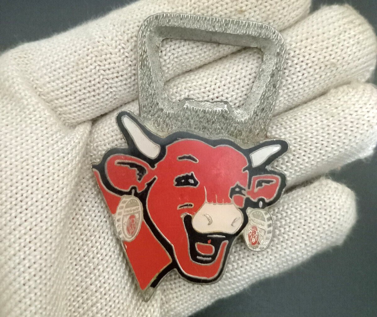 La Vache Qui Rit Vintage Opener 1980s, Very Rare Collectible, Retro Nostalgia