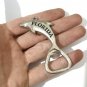 Vintage Opener Bottle Florida Dolphin Style Metal Keychain Pendant For Beer
