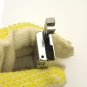 Vintage Lighter Noble Gas Luna 1980s Lighter Silver Color Collectible Tabacco