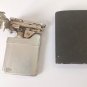 Vintage Rare Silver Match Lighter Collectible Black Elegant Classic France