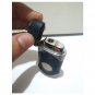 Windproof Jet Flame Lighter Blue Silver Gold Butane Refillable Works Well