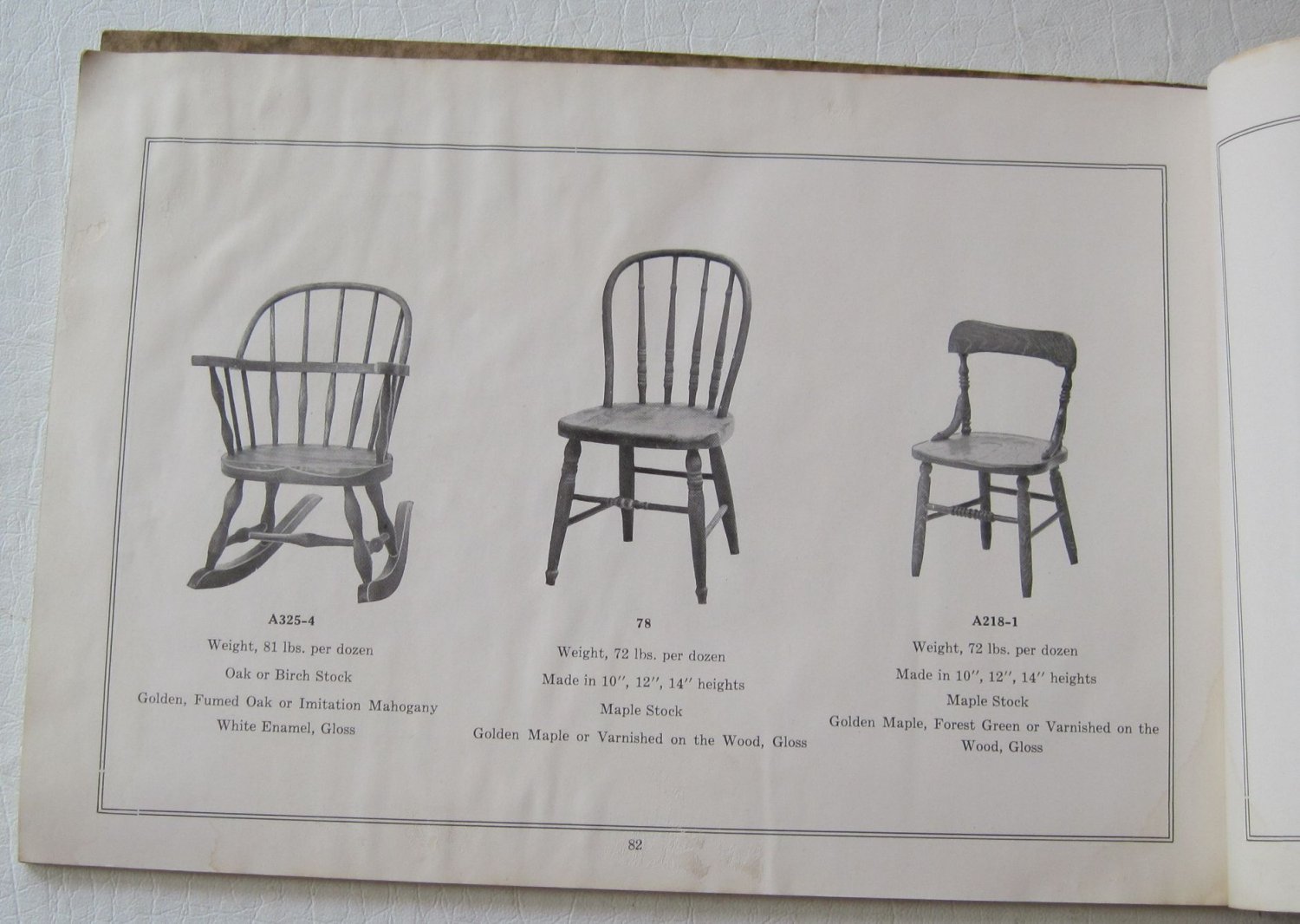 Nichols & Stone Co Manufacturers Illustrated Catalog No.5 Chairs