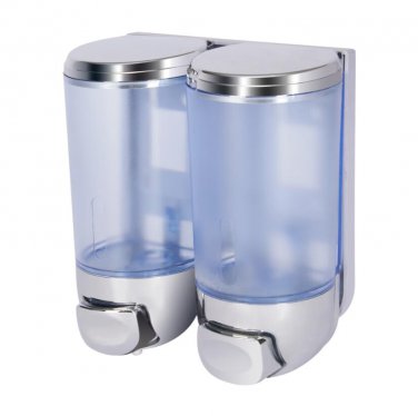Cheap Wall Mounted Soap Dispenser Hotel Bathroom Wall Mounted Double Hand Liquid Soap Dispenser