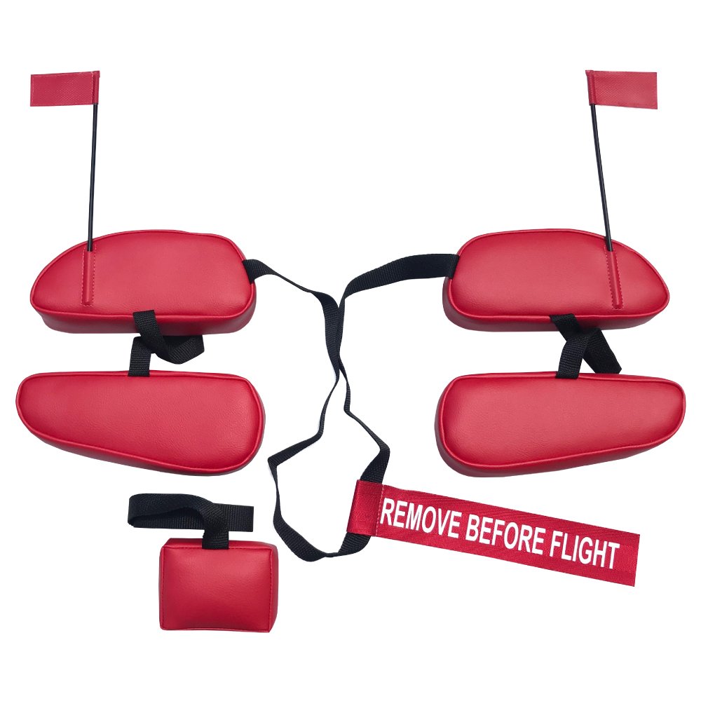 Cessna 170B (Later Cowling Style) Cowl Plugs w/RBF Streamer | Got Plugz, LLC