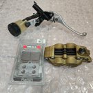 HRC Honda RS125 NX4 Nissin brake master cylinder Brembo caliper Ferodo pad GP125 HRC Honda RS125 NX4 Nissin brake master cylinder Brembo caliper Ferodo pad GP125