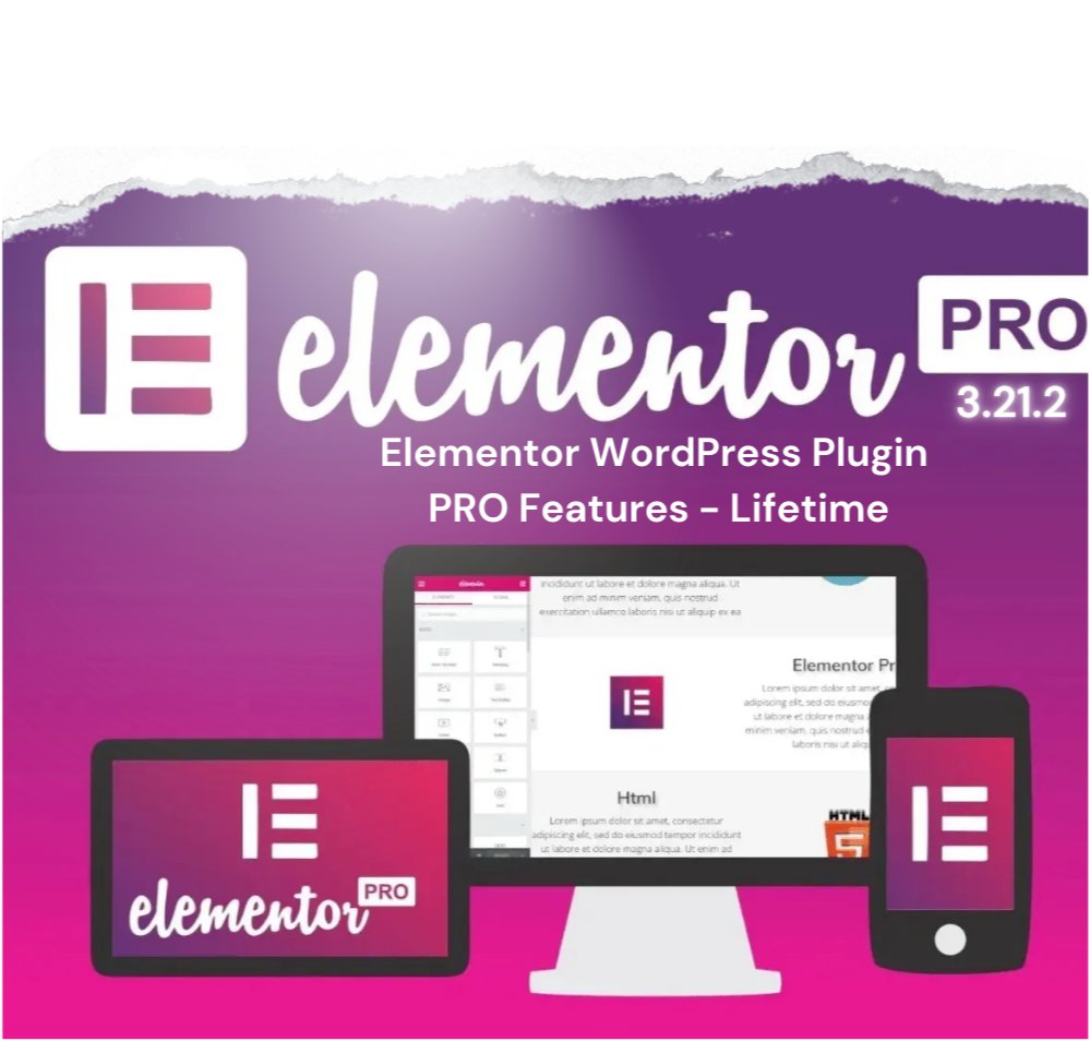Elementor Pro 3.21.2  WordPress Plugin 3.21.2- Lifetime GPL